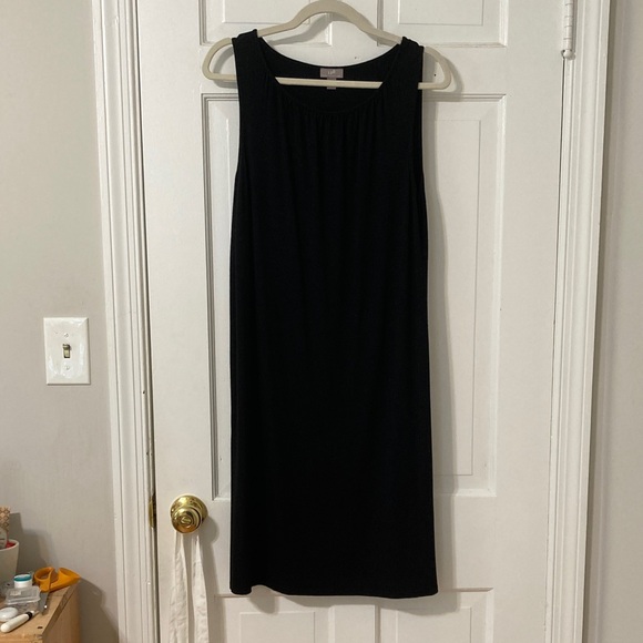 J. Jill Classic Black Midi Dress - Picture 1 of 6